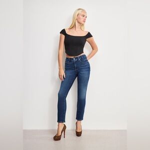 Good American DOLLY Joleans Straight Leg Jeans